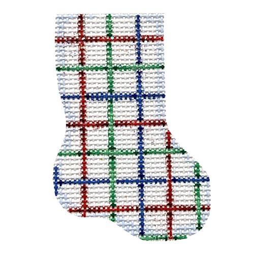 Tattersall Micro Mini Stocking Painted Canvas Associated Talents - 1