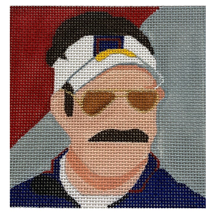 Ted Lasso Series Coaster Ted Painted Canvas Melissa Prince Designs - 1