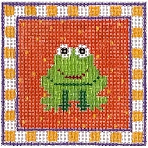 Teeny Tiny Toad with Stitch Guide Painted Canvas The Princess & Me