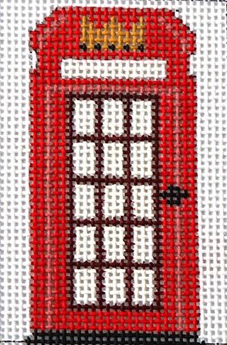 Telephone Booth Insert Painted Canvas Danji Designs