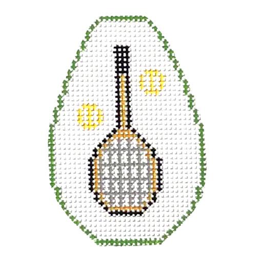 Tennis Racquet TMC Painted Canvas The Meredith Collection - 1