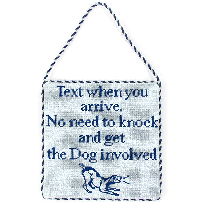 Text When You Arrive... Kit Kits Needlepoint To Go 