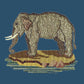 The Elephant Needlepoint Kit Kits Elizabeth Bradley Design Dark Blue 