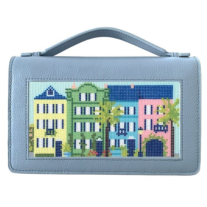 It luggage stitched squares fashion