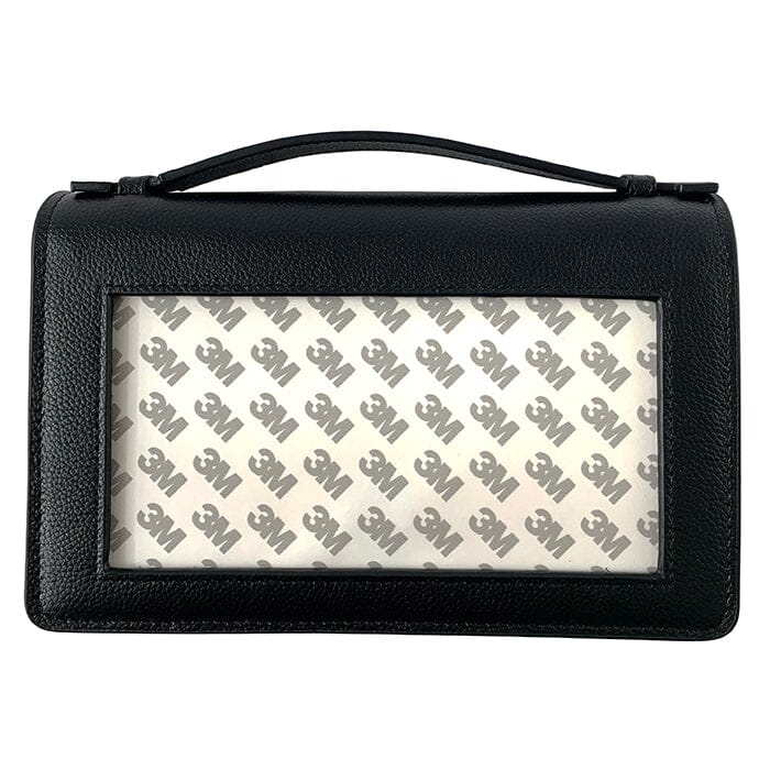 The Everyday Clutch - Black + Gold Chain Leather Goods Rachel Barri Designs 