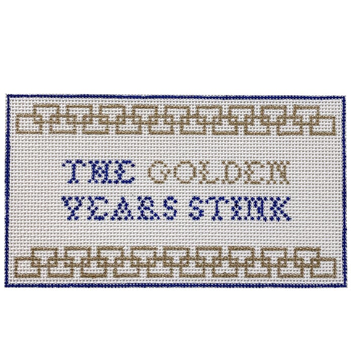 The Golden Painted Canvas All About Stitching/The Collection Design