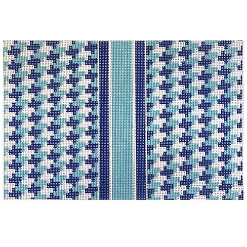 The Mason - Blue and Blue Painted Canvas KCN Designers