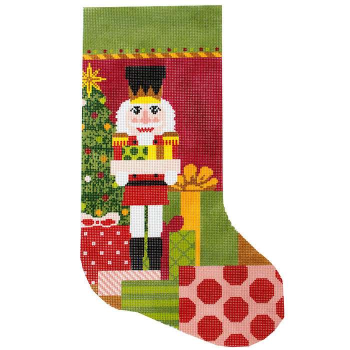 The Nutcracker Stocking Painted Canvas KCN Designers - 1