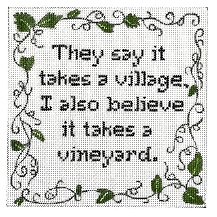 They Say it Takes Painted Canvas Alice Peterson Company