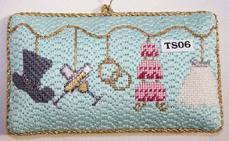 Things on a String: Wedding Bells Painted Canvas The Princess & Me - 1