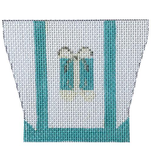 Tiffany Mini Tote Bag Painted Canvas Vallerie Needlepoint Gallery - 1