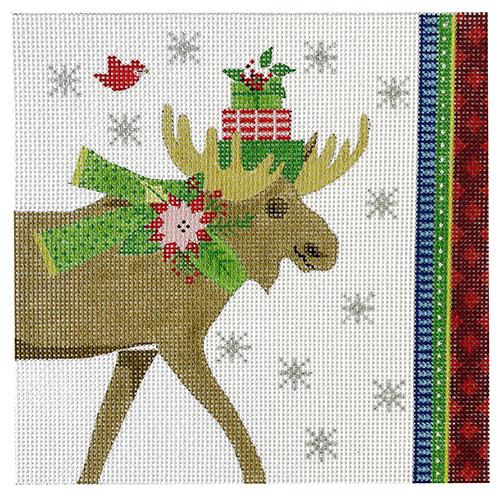 Tis the Moose Season on 13 Painted Canvas Painted Pony Designs