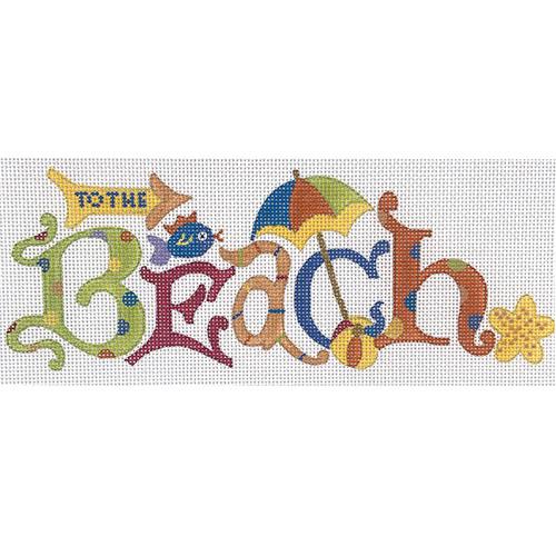To the Beach Painted Canvas Painted Pony Designs - 1