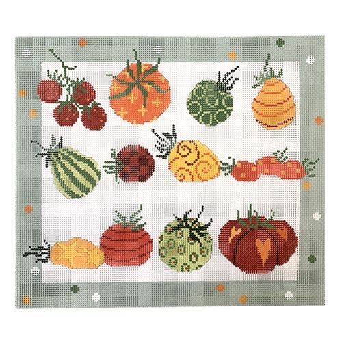 Tomatoes Painted Canvas Pippin