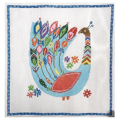 Topanga Bird Painted Canvas Hello Tess