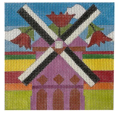 Travel Coaster Holland Painted Canvas Melissa Prince Designs - 1