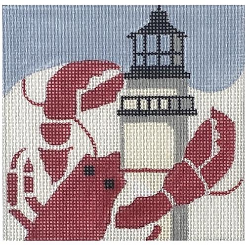 Travel Coaster New England Painted Canvas Melissa Prince Designs - 1