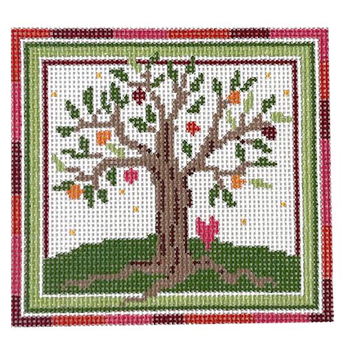 Tree of Life with Heart Painted Canvas Pippin - 1