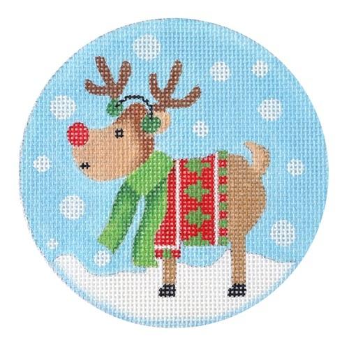 Trees Sweater Reindeer Painted Canvas Pepperberry Designs