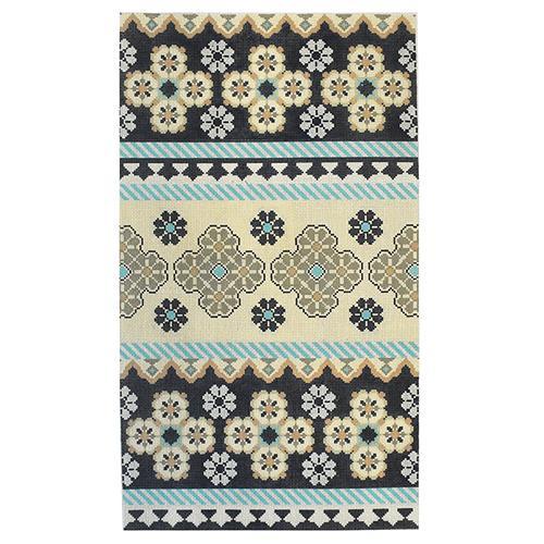 Tri fold Clutch Painted Canvas Kirk & Bradley - 1