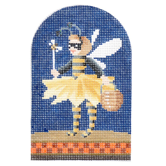 Trick or Treater Bumble Bee Painted Canvas Kirk & Bradley - 1