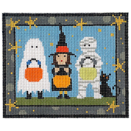 Trick or Treaters Painted Canvas Pippin - 1