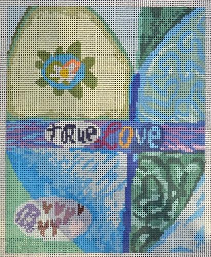 True Love Painted Canvas Birds of a Feather - 1