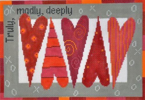 Truly Madly Deeply Painted Canvas Pippin