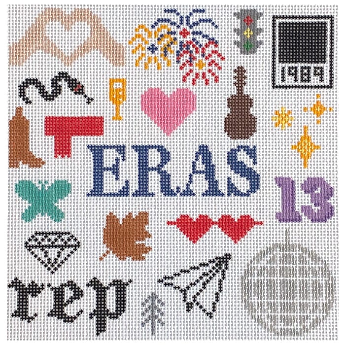 TS Eras Square Painted Canvas Love MHB Studio - 1