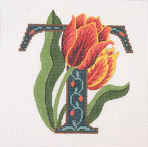 Tulip Painted Canvas Lee's Needle Art Inc. - 1