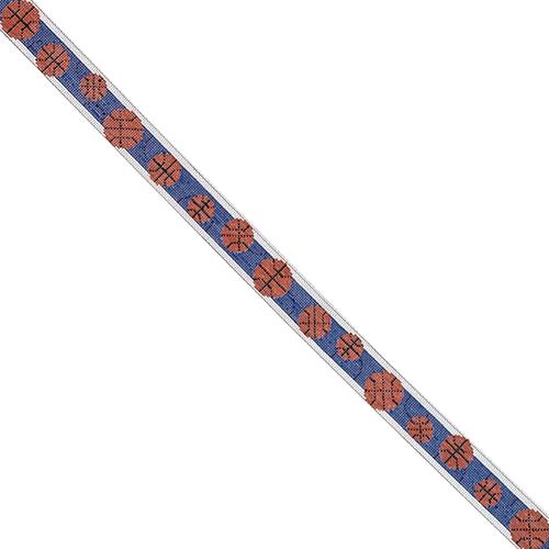 UK Basketball Mania Belt Painted Canvas The Meredith Collection - 1