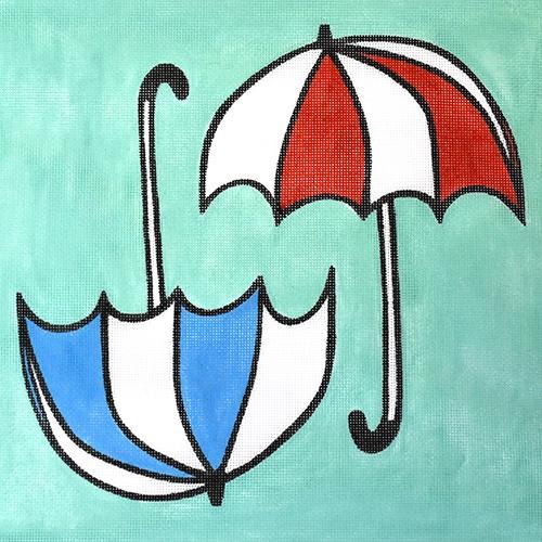 Umbrellas Painted Canvas Walkers Wholesale - 1