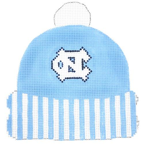 UNC Winter Hat Painted Canvas Kristine Kingston - 1