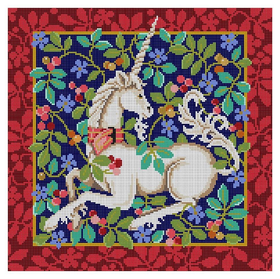 Unicorn Painted Canvas CBK Needlepoint Collections - 1