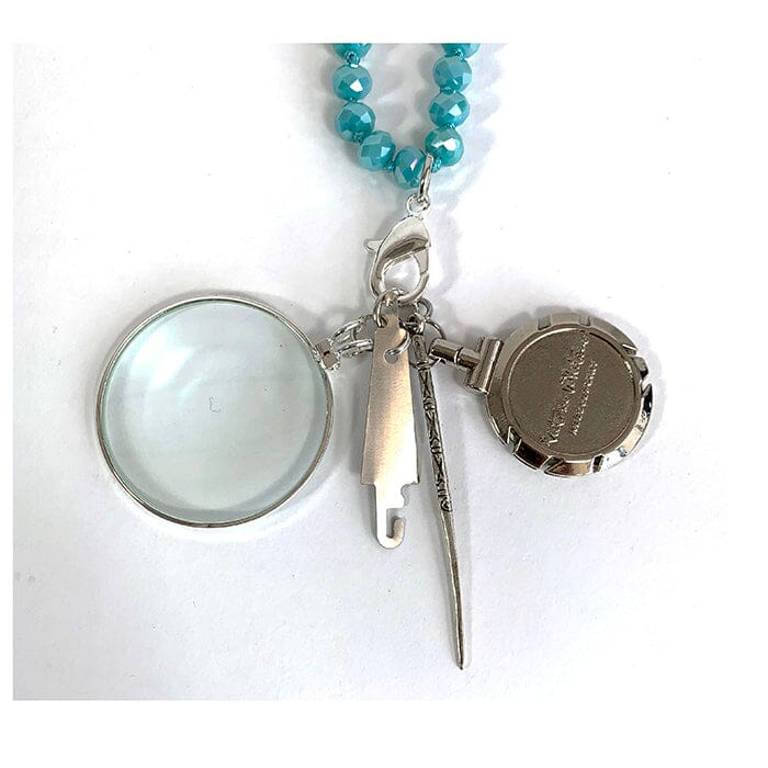 UP UP Chatelaine Necklace - La Mer Accessories Victoria Whitson Needlepoint