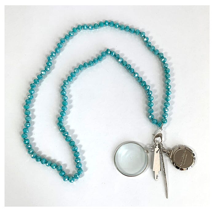 UP UP Chatelaine Necklace La Mer Accessories Victoria Whitson Needlepoint - 1