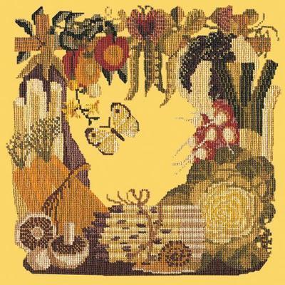 Vegetables Needlepoint Kit Kits Elizabeth Bradley Design Sunflower Yellow