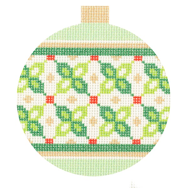 Verona Bauble - Bergamo Printed Canvas Needlepoint To Go 