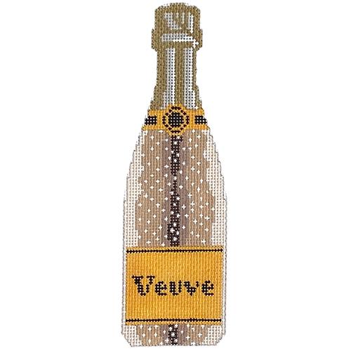 Veuve Antelope Champagne Painted Canvas C'ate La Vie - 1