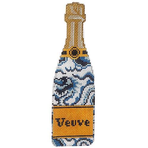 Veuve Chinoiserie Painted Canvas C'ate La Vie - 1