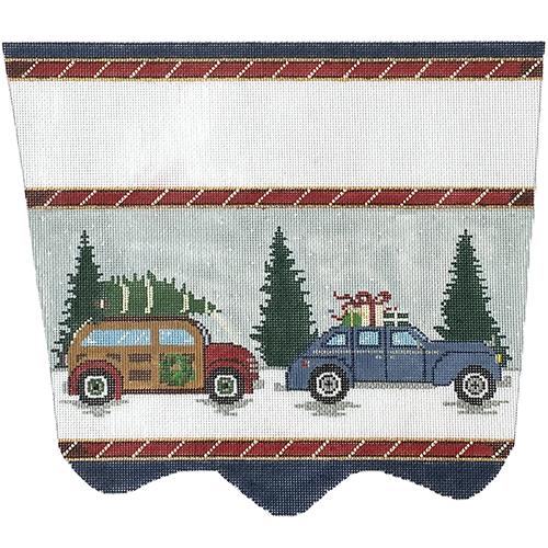 Vintage Car Cuff Painted Canvas The Meredith Collection - 1