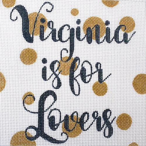 Virginia is for Lovers Painted Canvas A Poore Girl Paints - 1