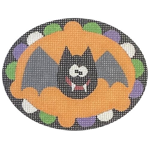 Wacky Bat Ornament Painted Canvas Pepperberry Designs - 1