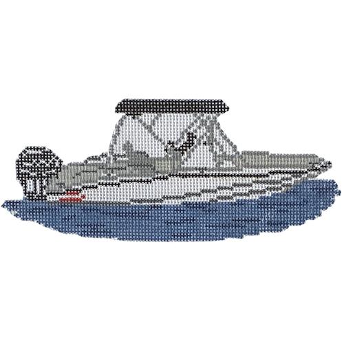 Whaler Boat Painted Canvas Morgan Julia Designs - 1