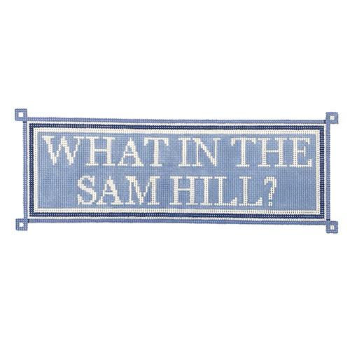 What in the Sam Hill? Painted Canvas The Plum Stitchery - 1