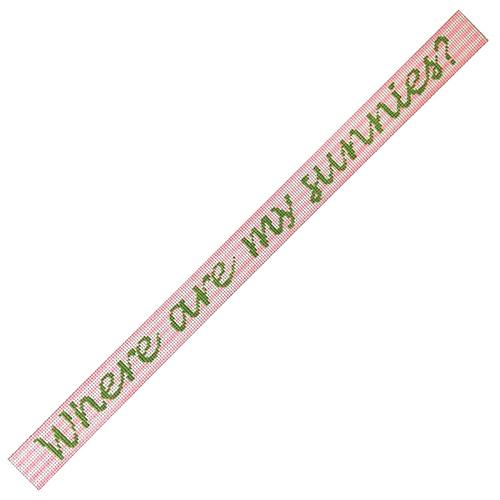 Where are my sunnies? Sunglasses Strap Painted Canvas Rachel Donley - 1