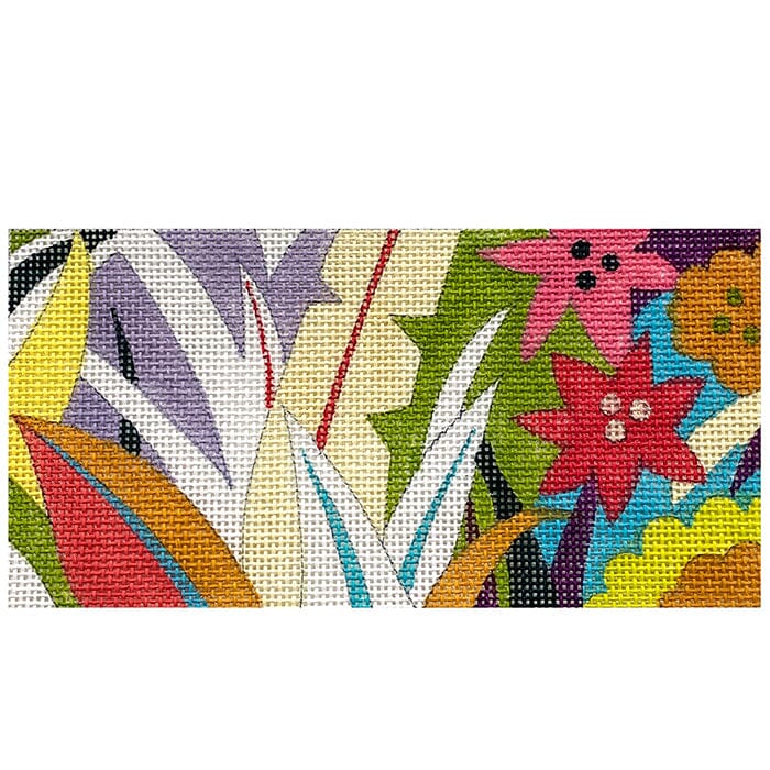 Whimsy Florals Clutch Insert Painted Canvas Colors of Praise - 1