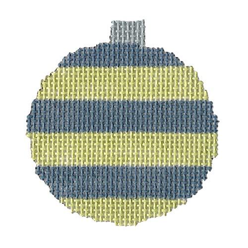 Wide Striped Bauble Painted Canvas Pippin