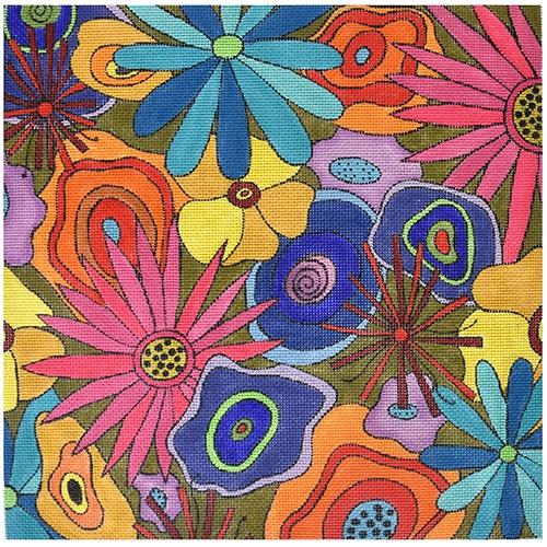 Wildflowers I Painted Canvas PLD Designs - 1