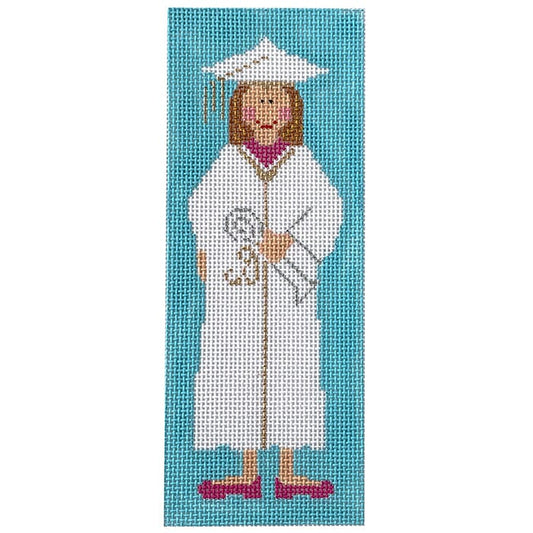 Will Work for Food with Stitch Guide - Girl Graduate Painted Canvas The Princess & Me 